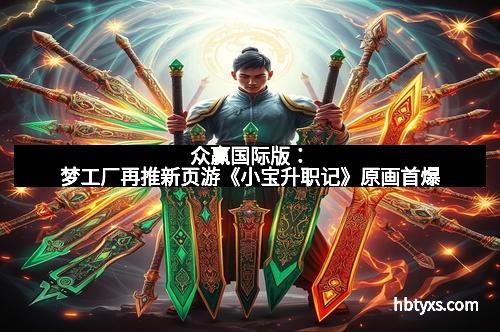 众赢国际版：梦工厂再推新页游《小宝升职记》原画首爆